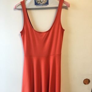 Women’s Prevett orange asymmetrical dress